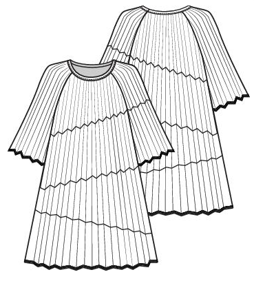 Schnitt 1019 - 17 Kleid