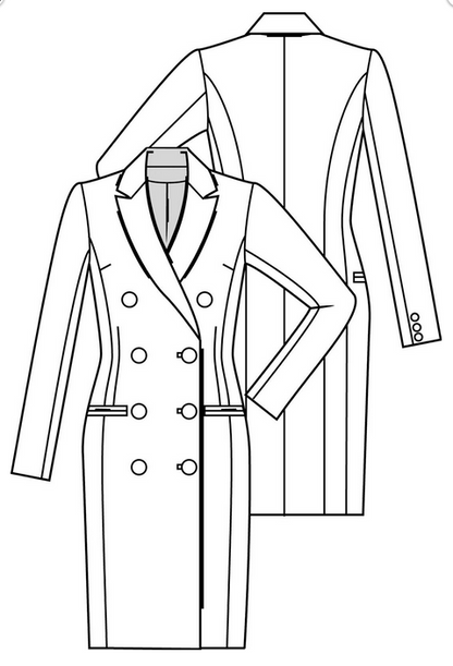 Knipmode 1911-21 robe manteau